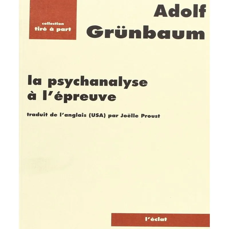 La Psychanalyse À Lépreuve