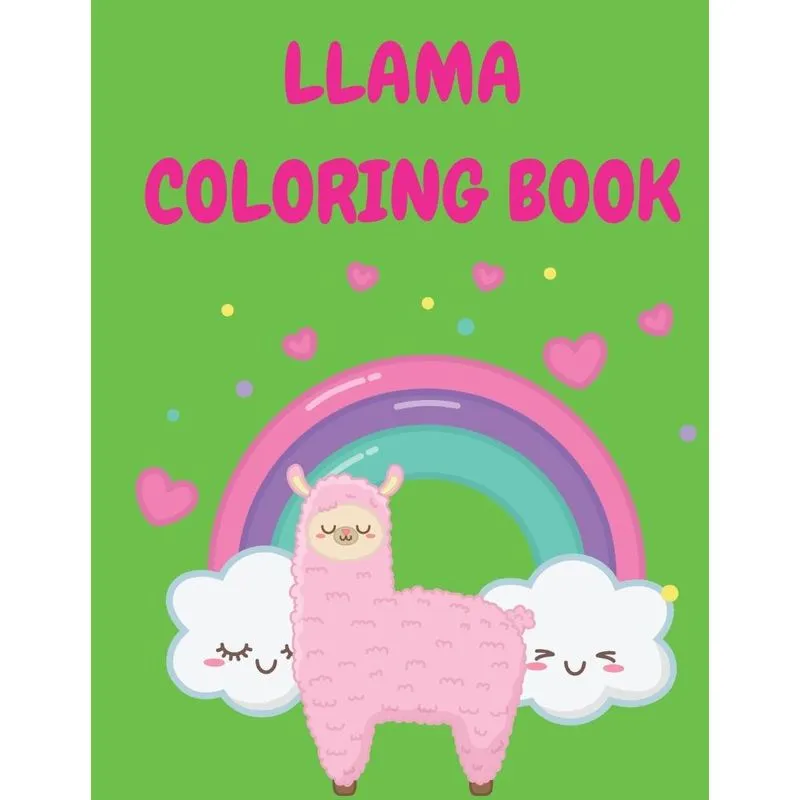 Llama Coloring Book