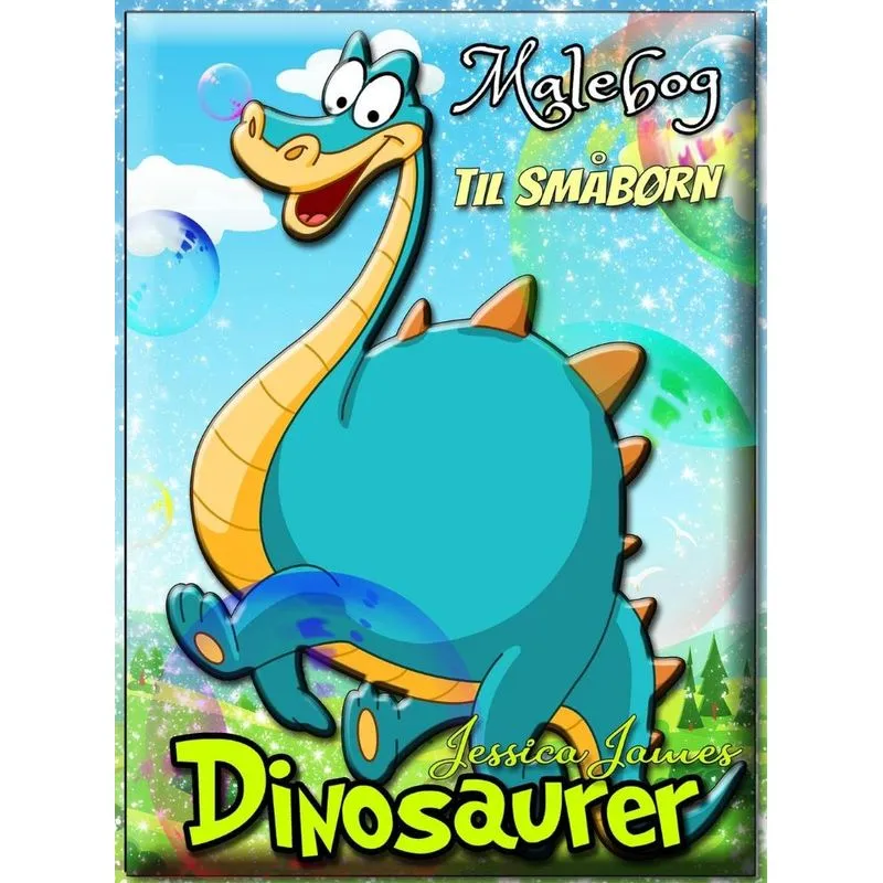 Dinosaurer Malebog til Småbørn