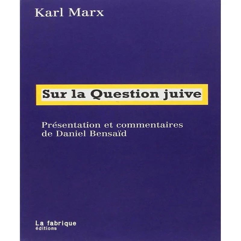 Sur La Question Juive