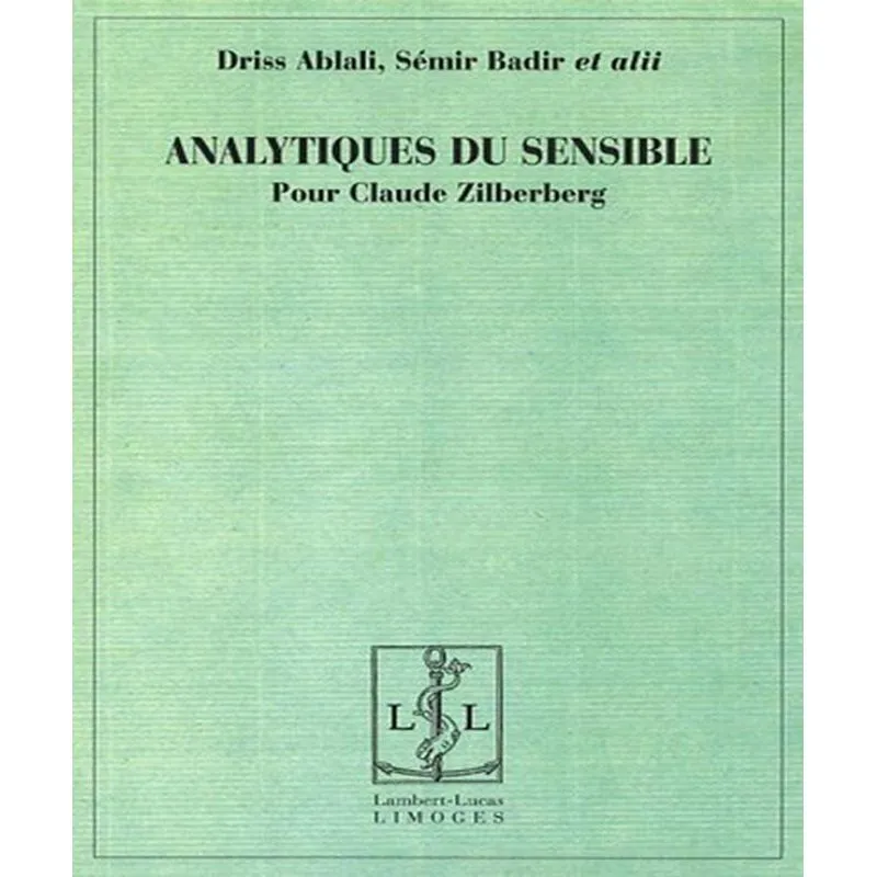 Analytiques Du Sensible