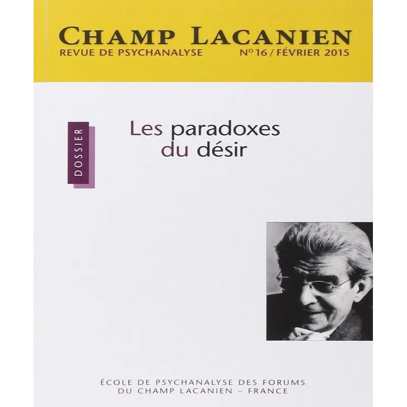 Les Paradoxes Du Désir No 16