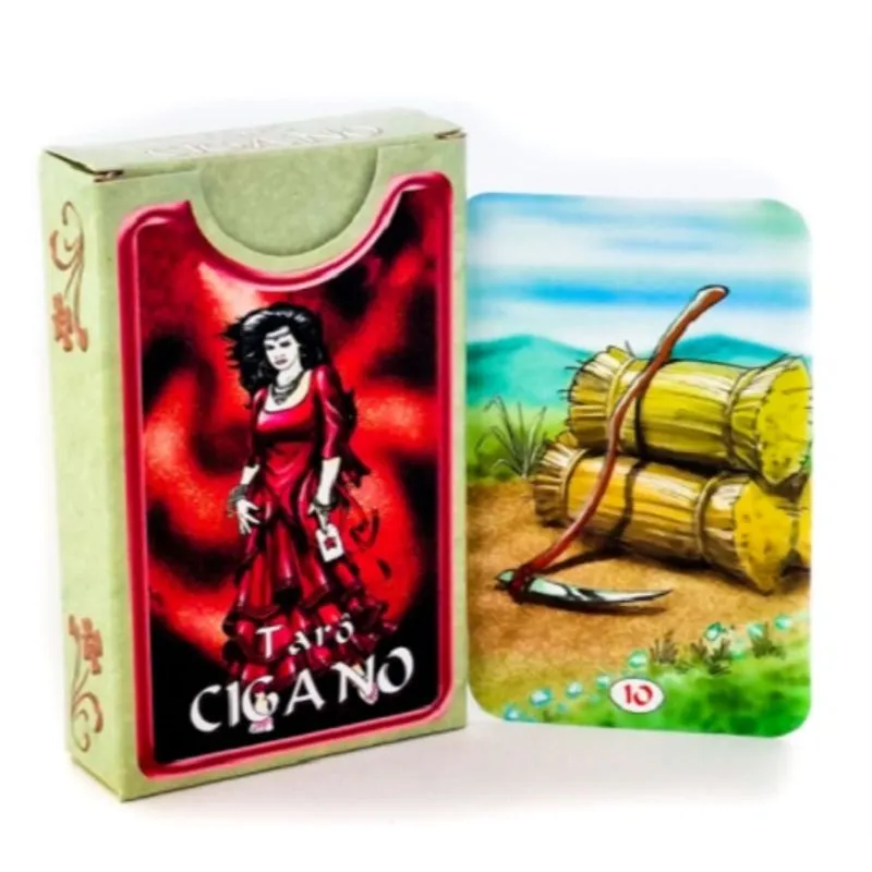 Tarô Cigano Baralho Cigano com 36 cartas Aliados da Arte