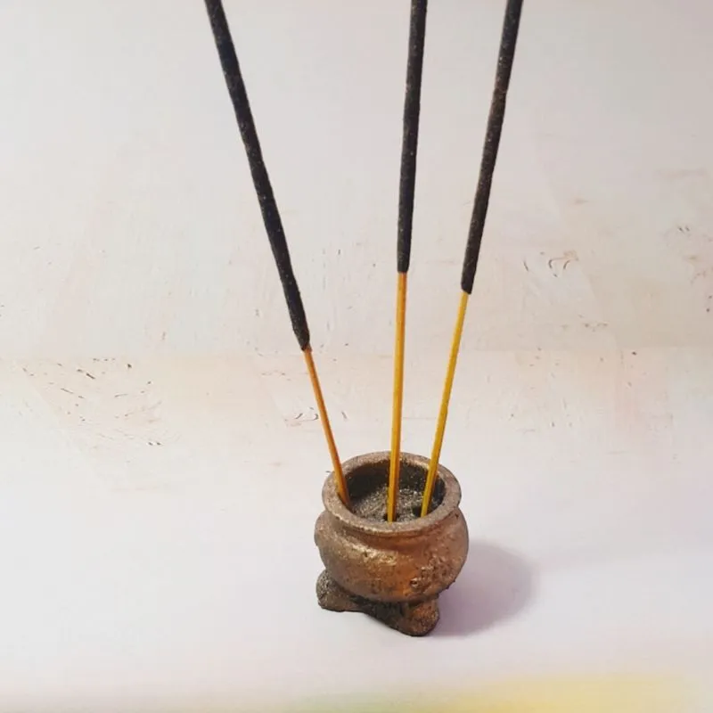 Incensário Caldeirão para até 3 incensos