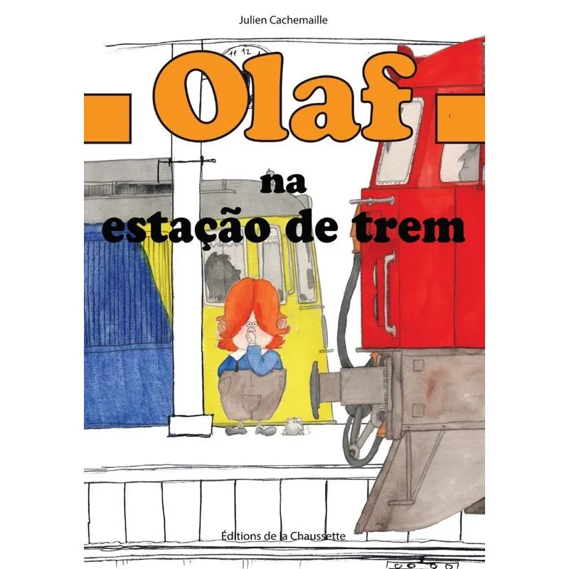 Olaf na estação de trem