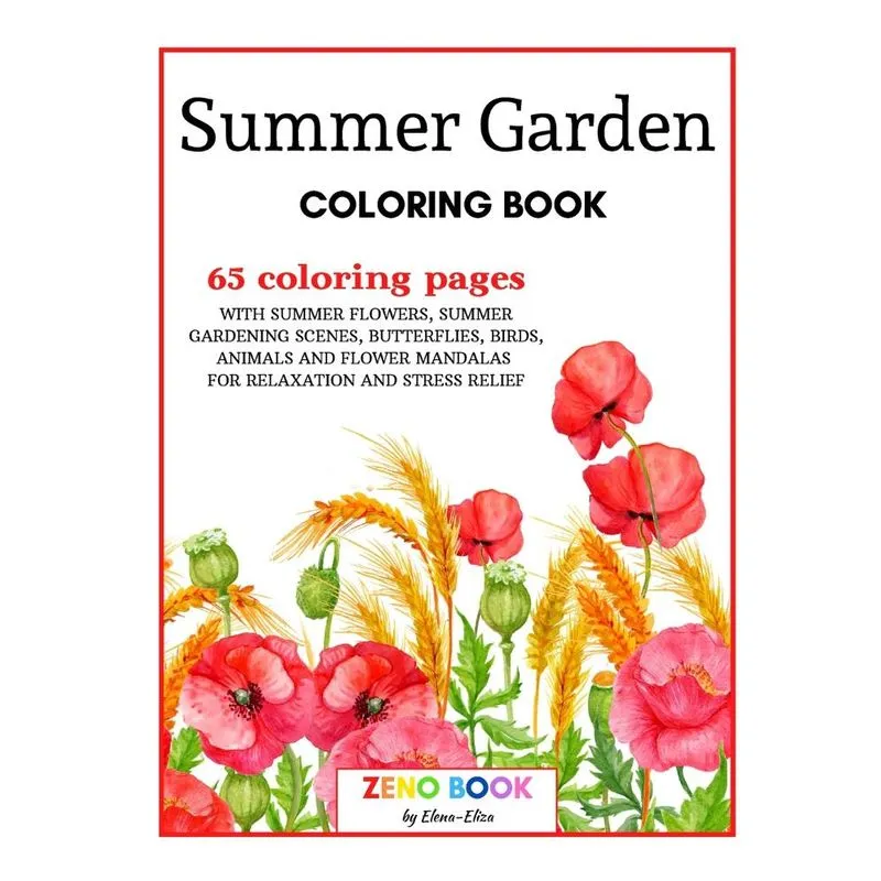 Summer Garden Coloring Book