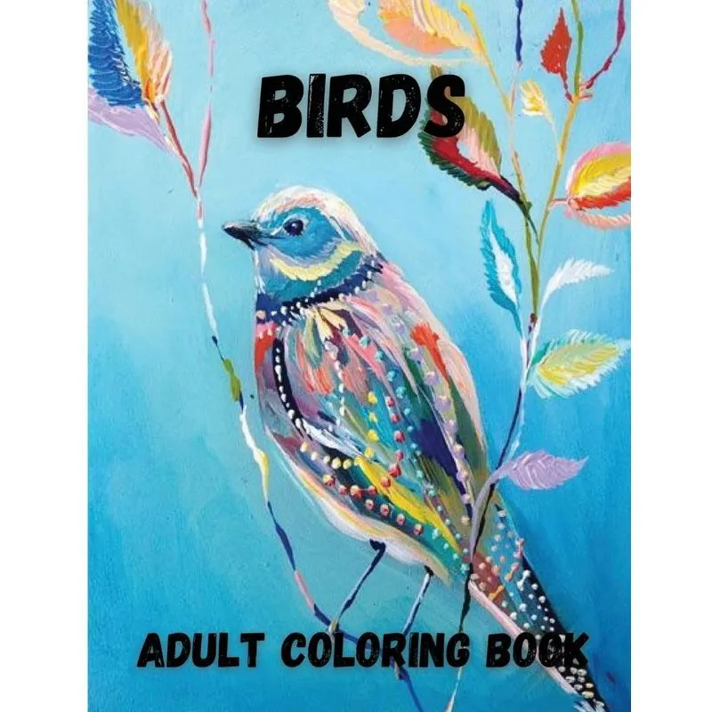 Birds Adult Coloring Book