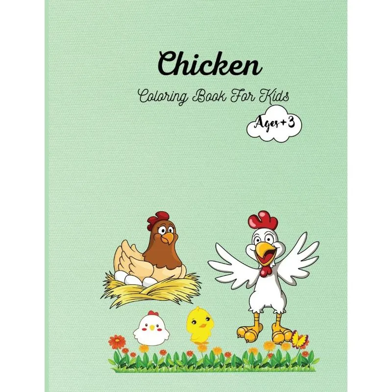 Chicken Coloring Book For Kids