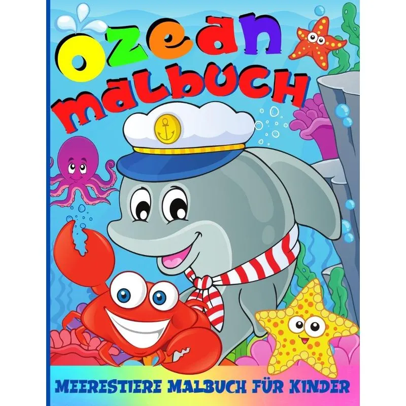Meerestiere Malbuch Für Kinder