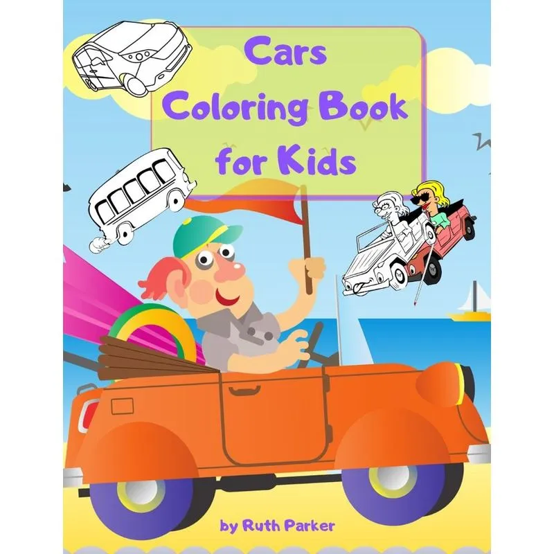Cars Coloring Book for Kids