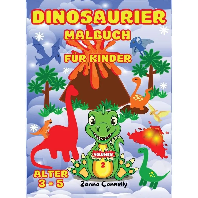 Dinosaurier Malbuch für Kinder