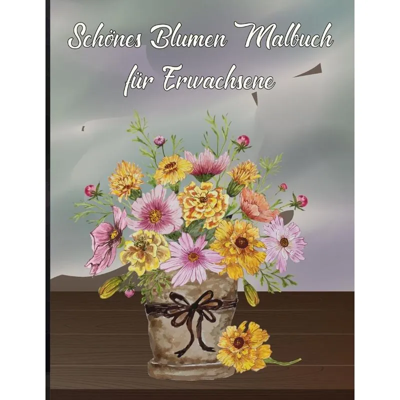Blumen Färbung Buch für Erwachsene