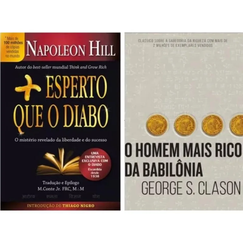 Kit Homem mais rico e Mais esperto que o Diabo
