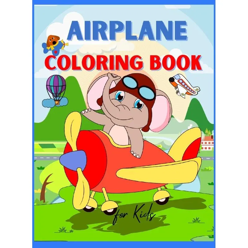 Airplane Coloring Book for Kids