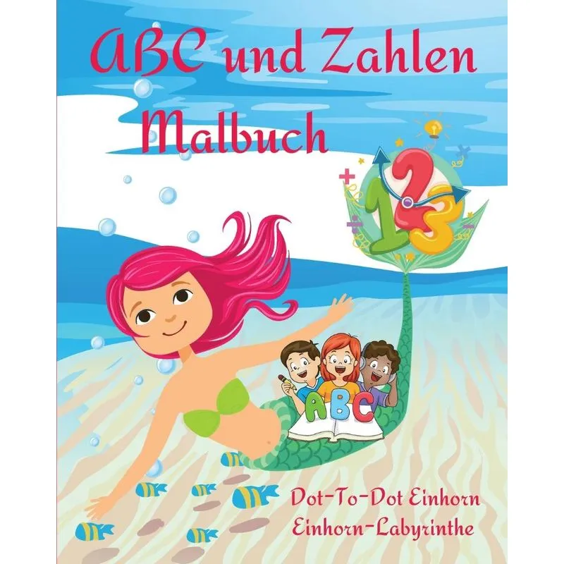 ABC und Zahlen Malbuch