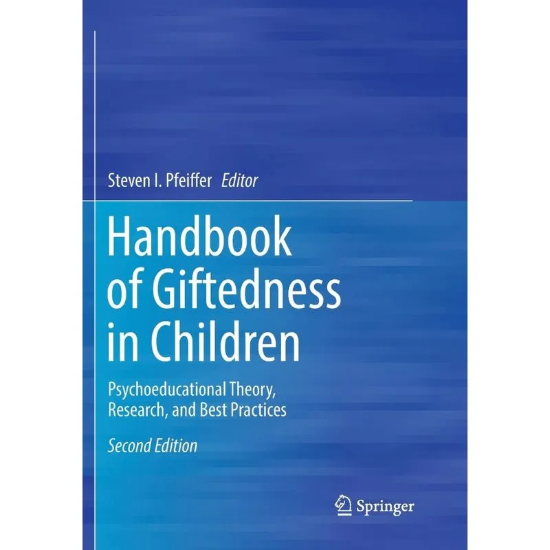 Handbook of Giftedness in Children