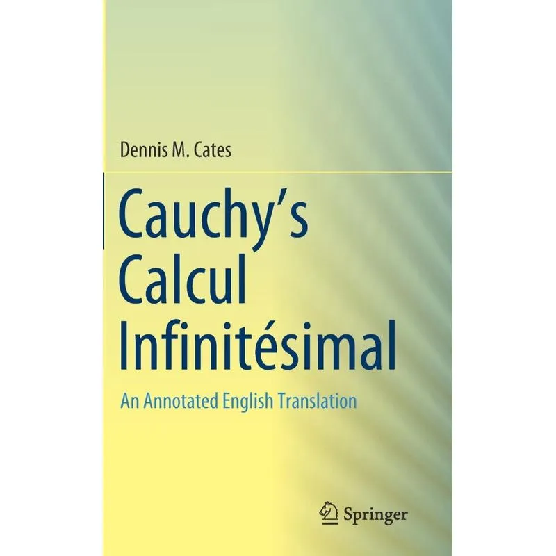 Cauchys Calcul Infinitésimal