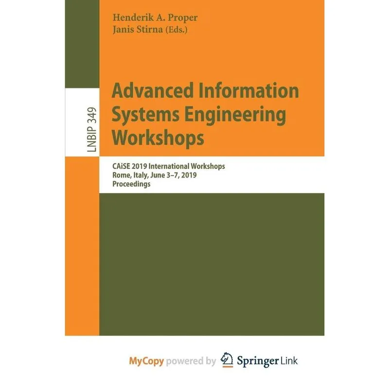 Advanced Information Systems Engineering Workshops