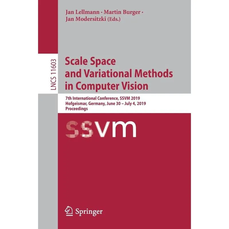 Scale Space and Variational Methods in Computer Vision