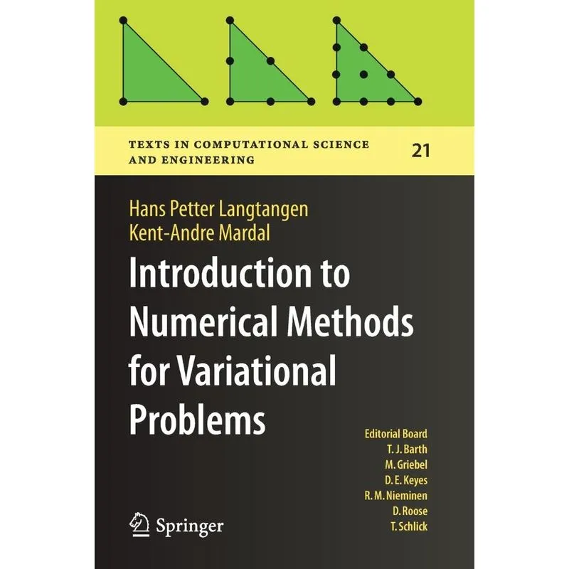 Introduction to Numerical Methods for Variational Problems