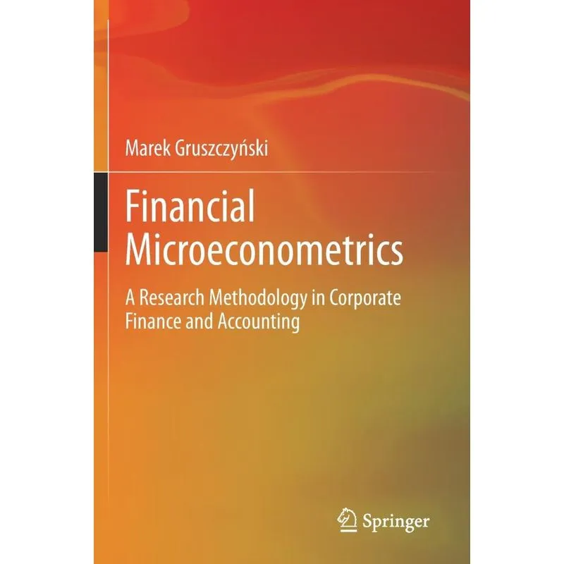 Financial Microeconometrics
