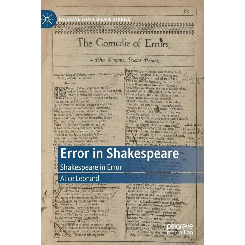 Error in Shakespeare