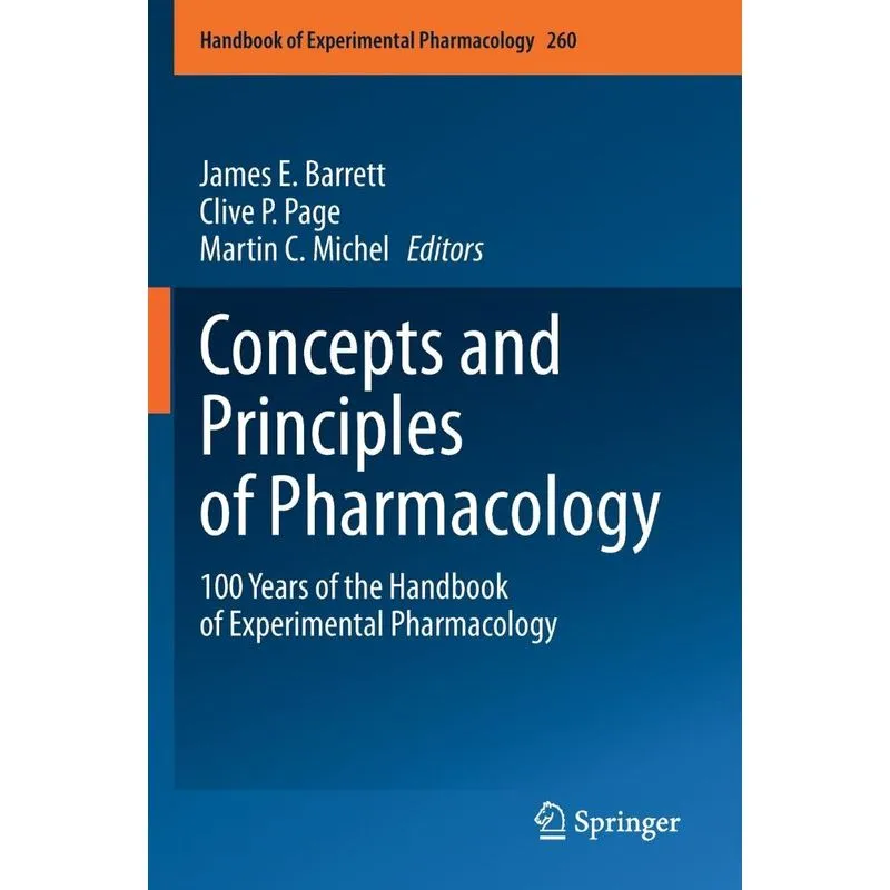 Concepts and Principles of Pharmacology