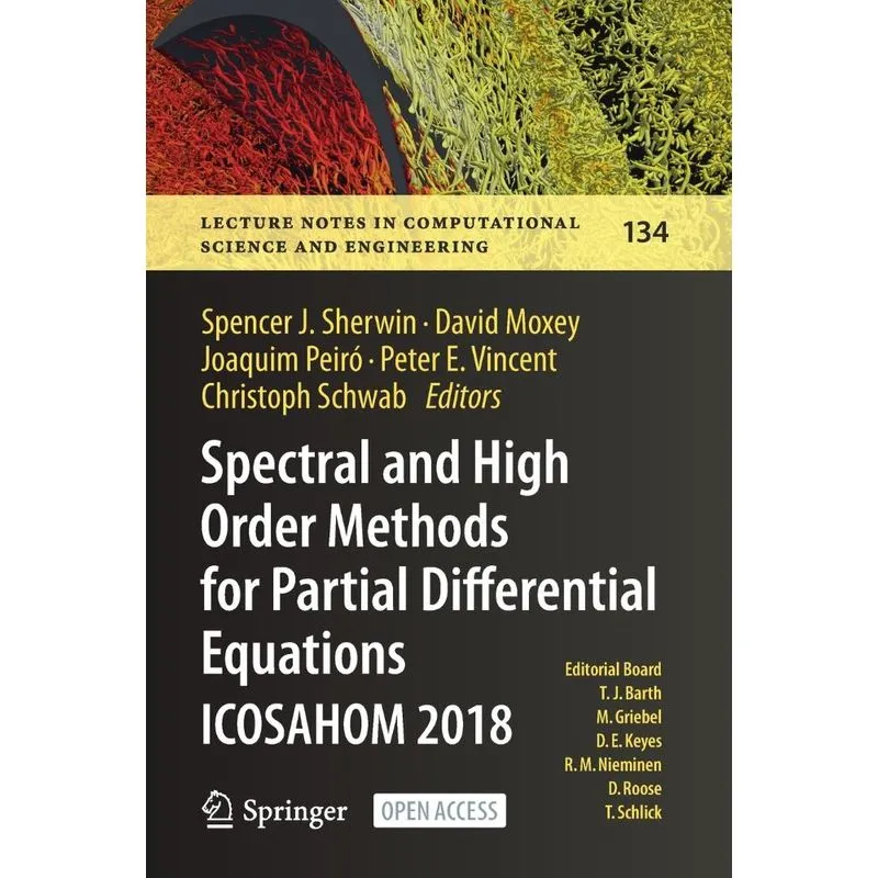 Spectral and High Order Methods for Partial Differential Eq