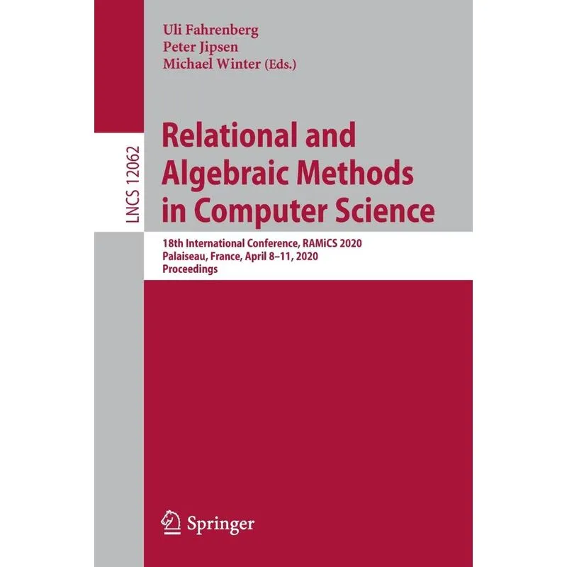Relational and Algebraic Methods in Computer Science