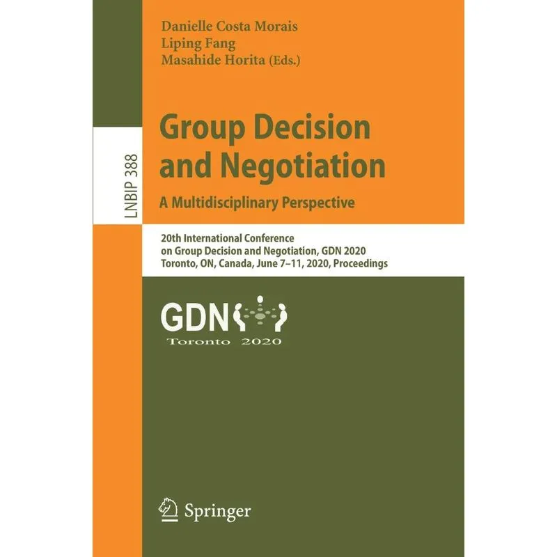 Group Decision and Negotiation