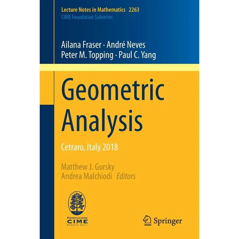 Geometric Analysis