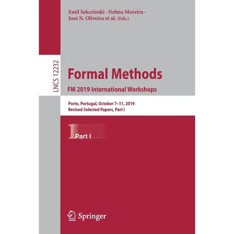 Formal Methods. FM 2019 International Workshops