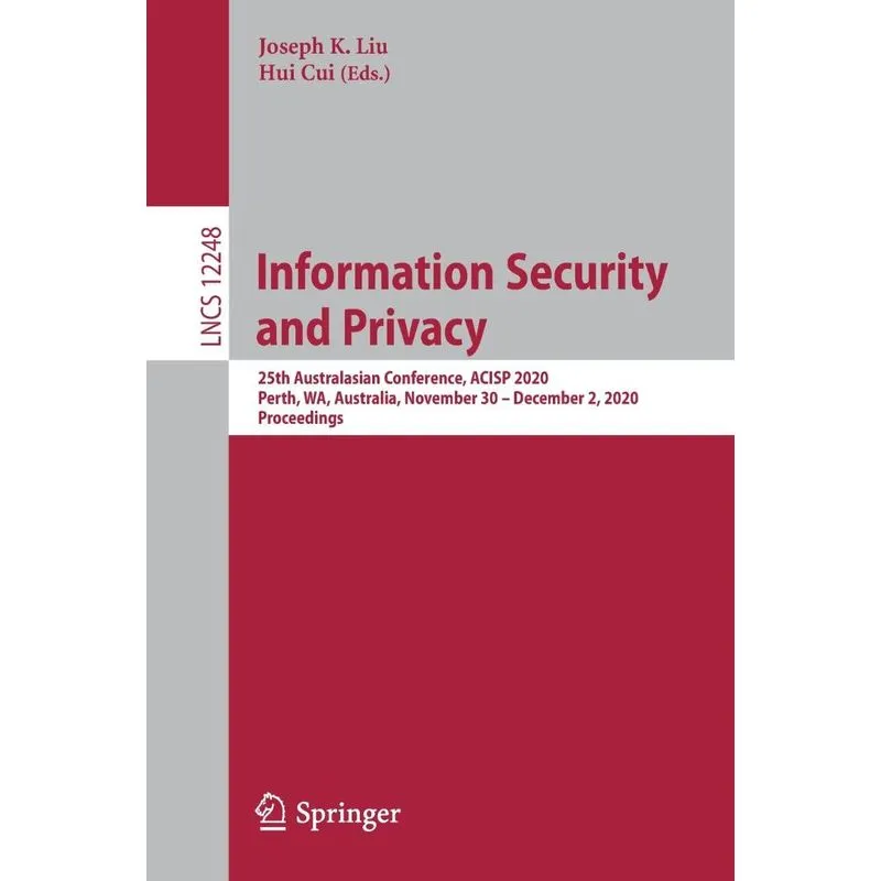 Information Security and Privacy