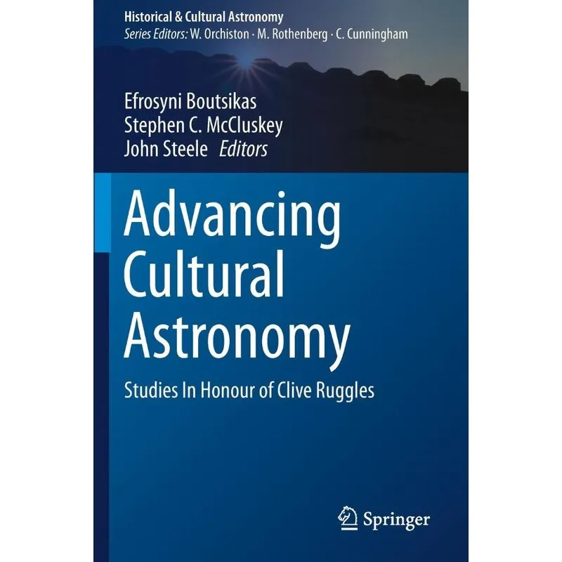 Advancing Cultural Astronomy