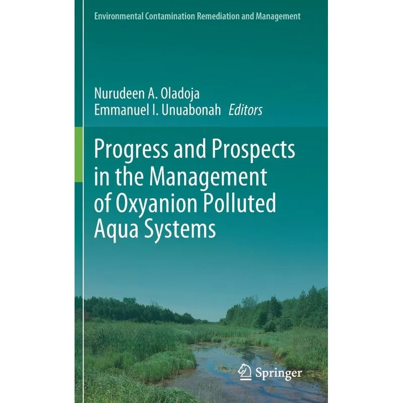 Progress and Prospects in the Management of Oxyanion Pollut