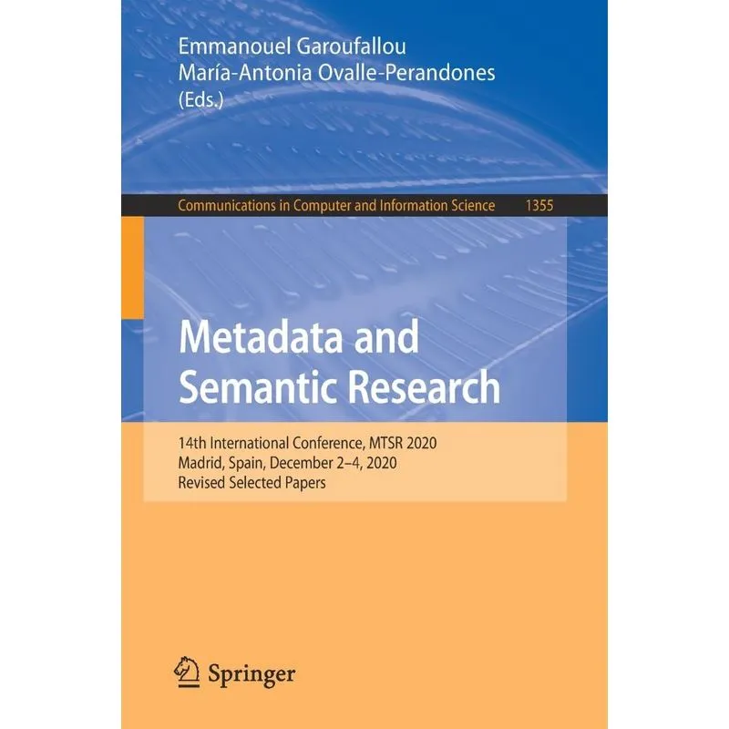 Metadata and Semantic Research