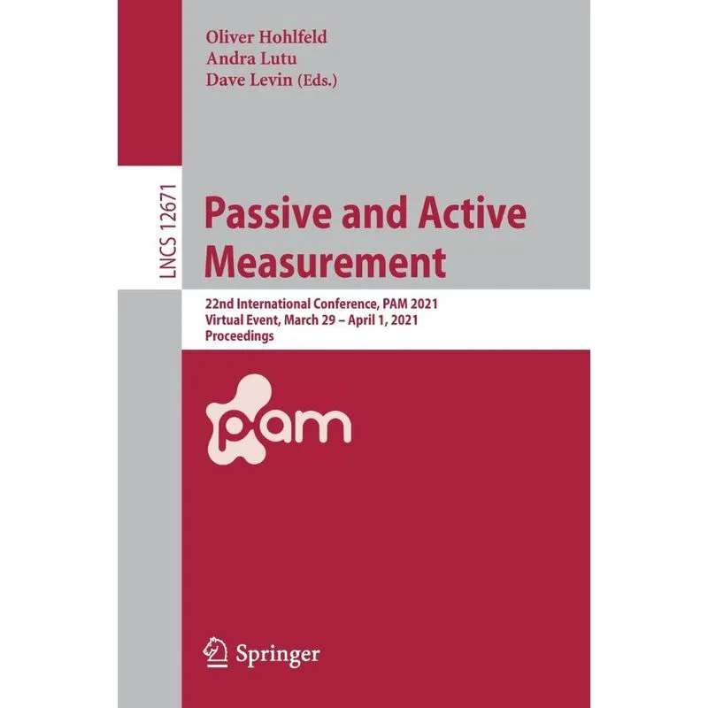 Passive and Active Measurement
