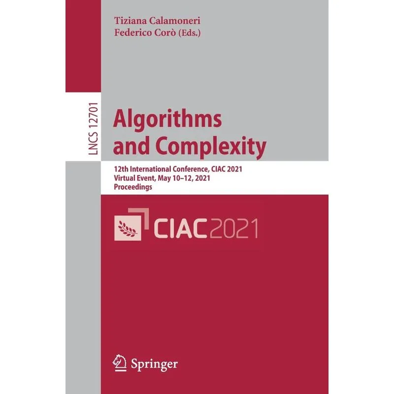 Algorithms and Complexity