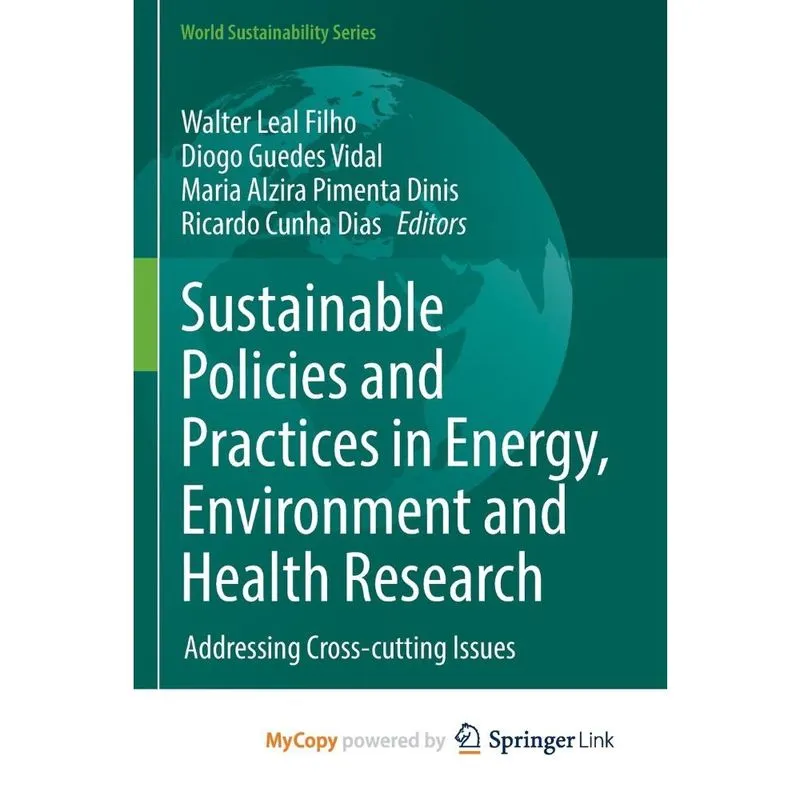 Livro Sustainable Policies and Practices in Energy, Environment and Health Research