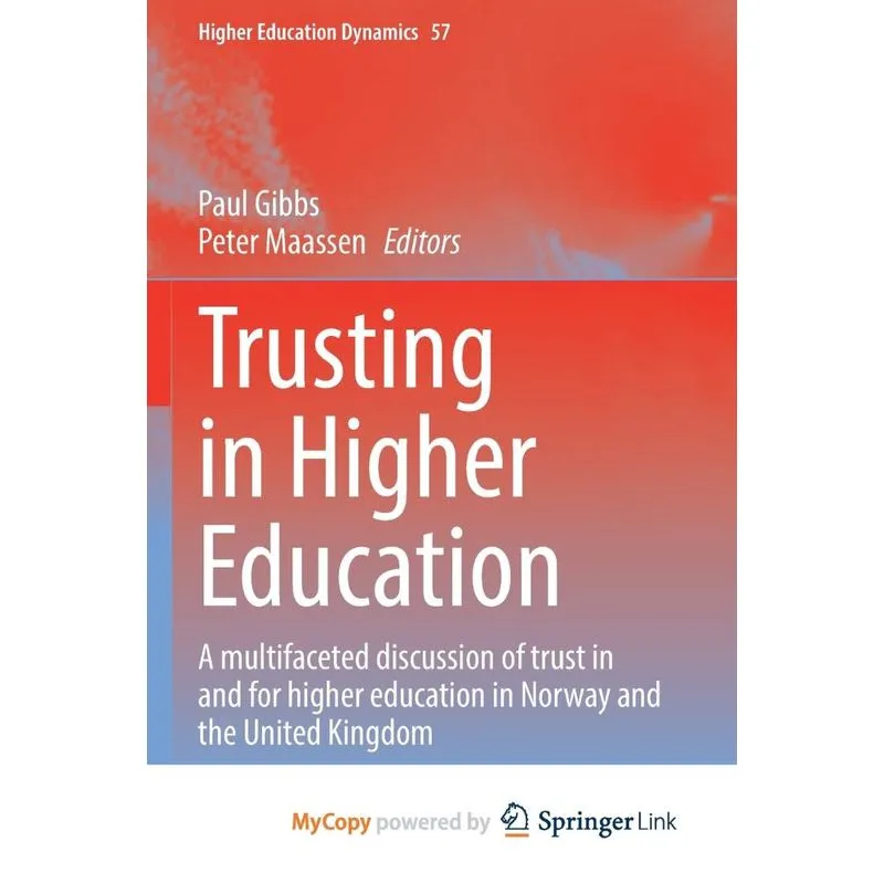 Trusting In Higher Education