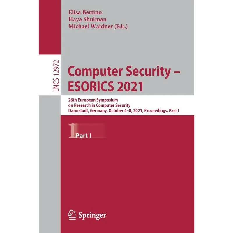 Computer Security - Esorics 2021
