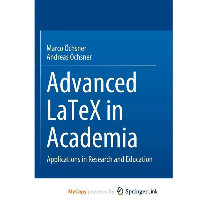 Advanced LaTeX in Academia
