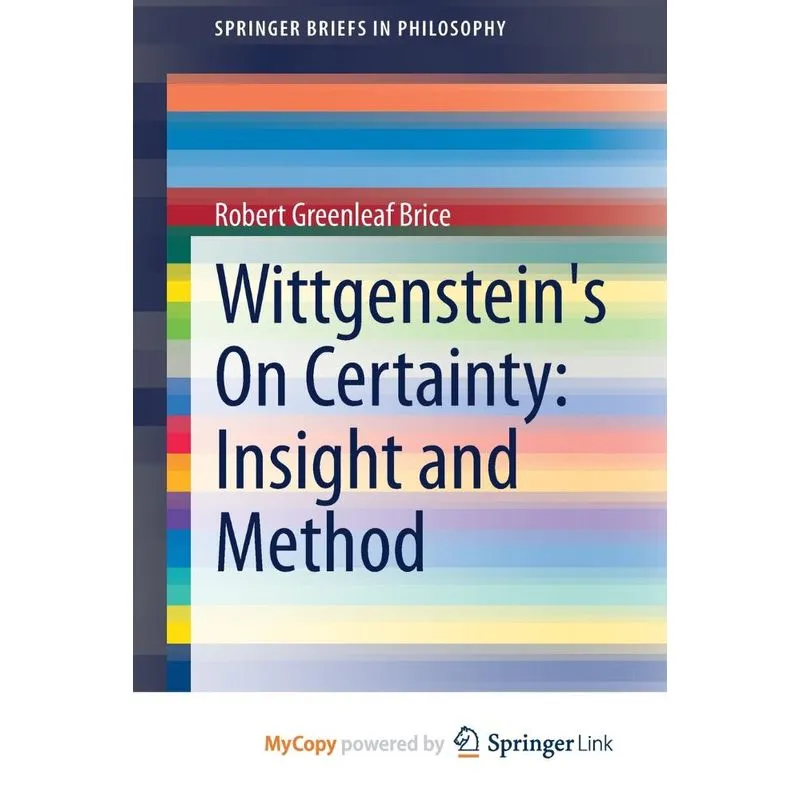 Wittgensteins On Certainty