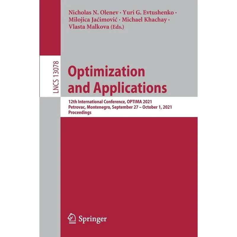 Optimization And Applications