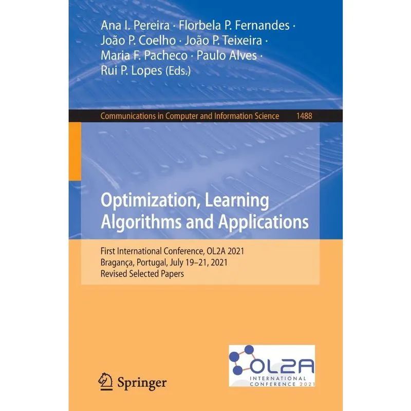 Optimization, Learning Algorithms and Applications