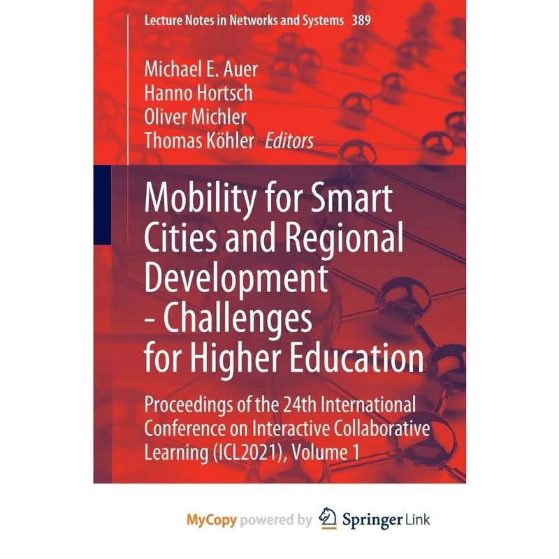 Mobility for Smart Cities and Regional Development - Challe