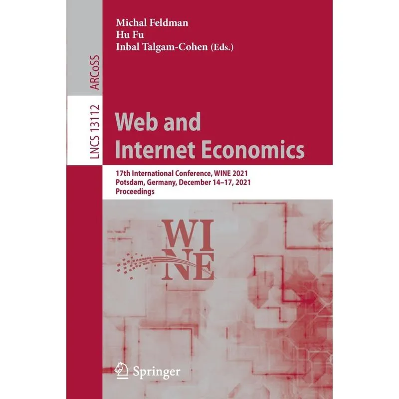 Web And Internet Economics