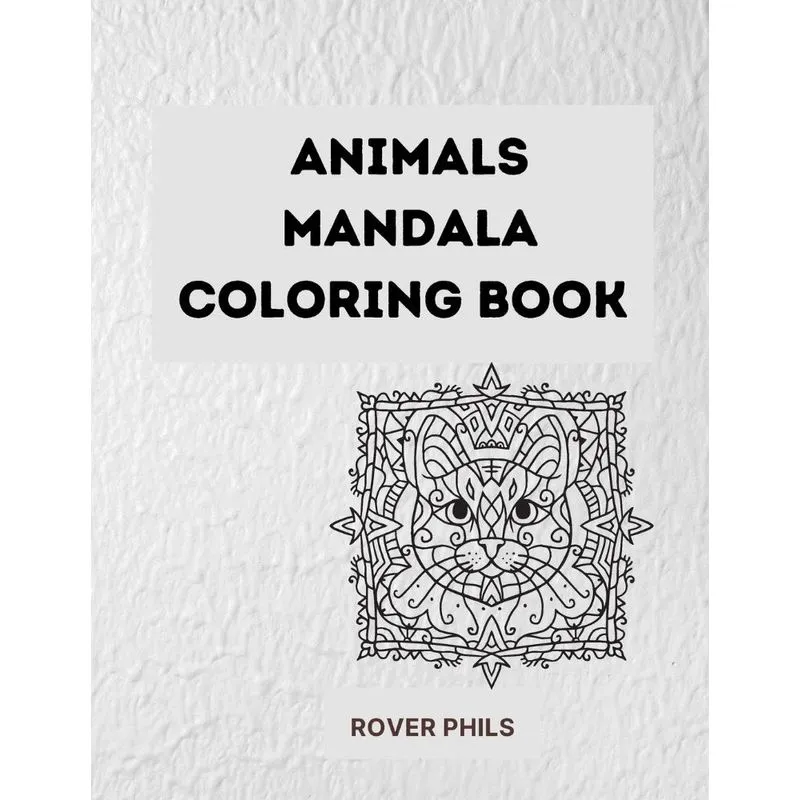 Animals Mandala Coloring Book