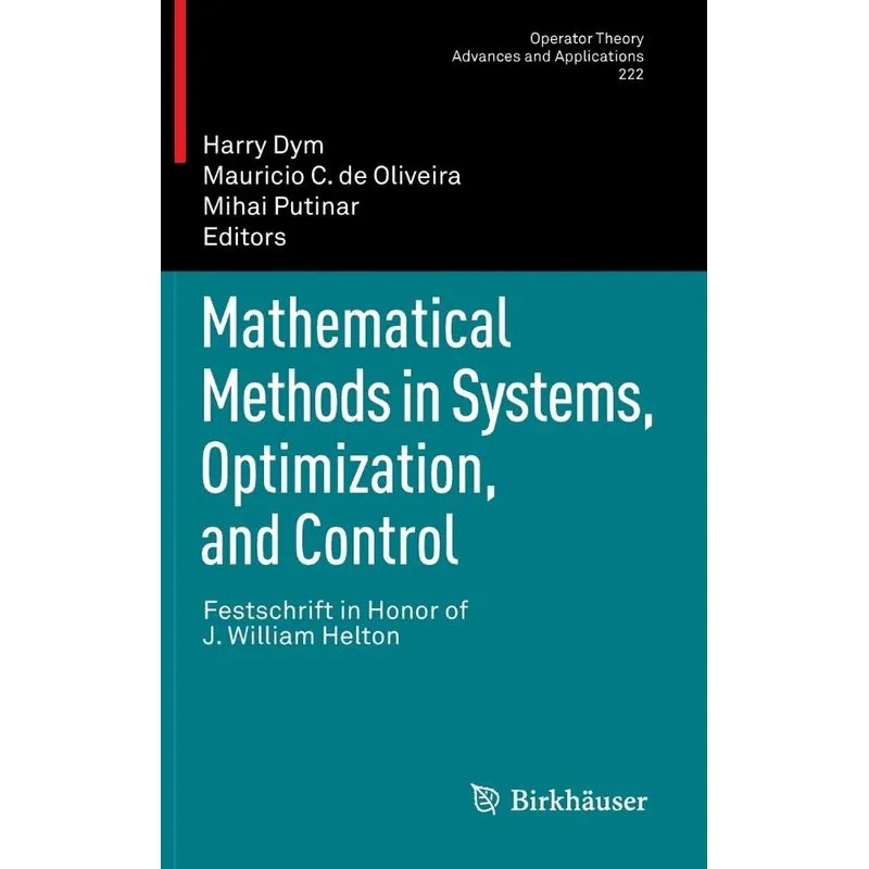 Mathematical Methods in Systems, Optimization, and Control