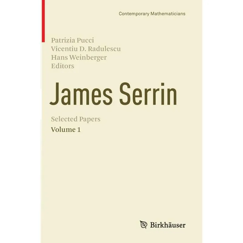 James Serrin. Selected Papers